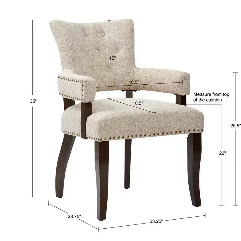 Chaise de salle à manger, beige