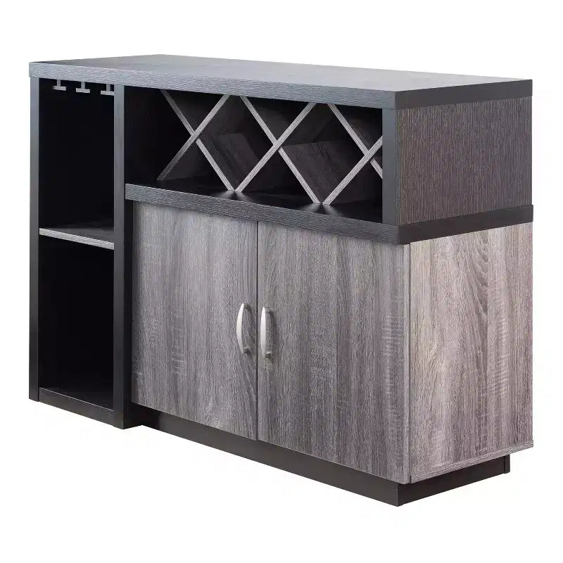 Table de buffet avec casier à vin