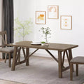 Table à manger en bois de style rustique