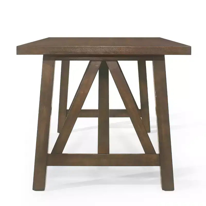 Table à manger en bois de style rustique