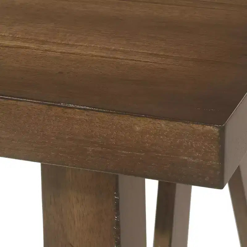 Table à manger en bois de style rustique