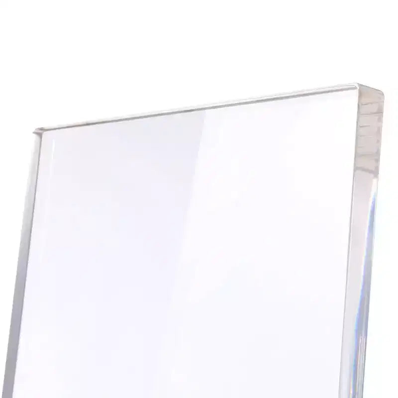 Chaise en acrylique transparent en forme de Z
