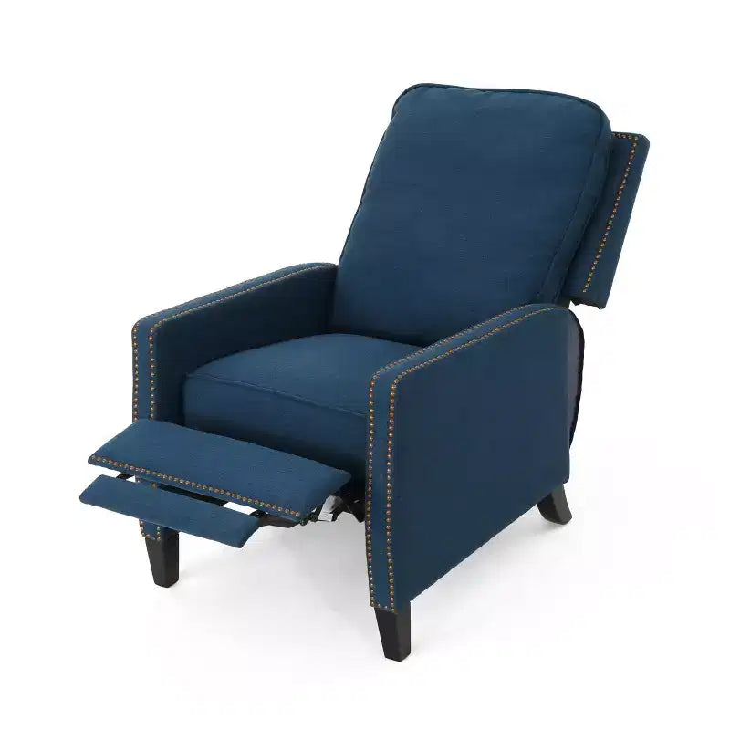 Fauteuil inclinable traditionnel en tissu