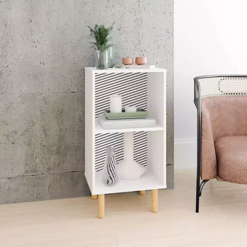 Table de chevet blanche
