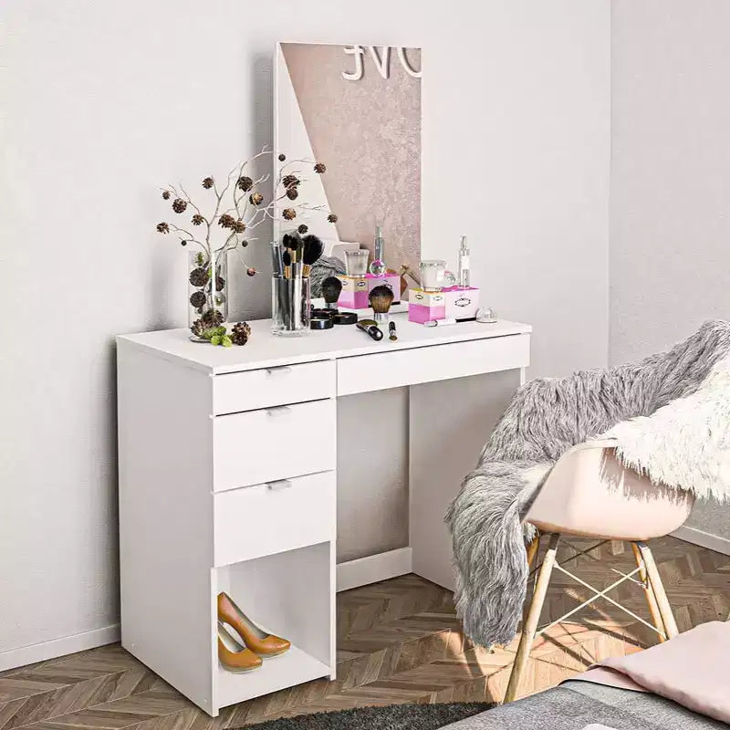 Coiffeuse rectangulaire moderne en bois