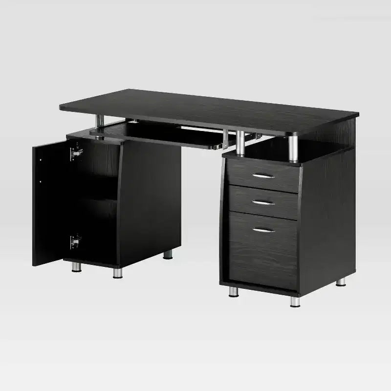 Bureau informatique avec rangement