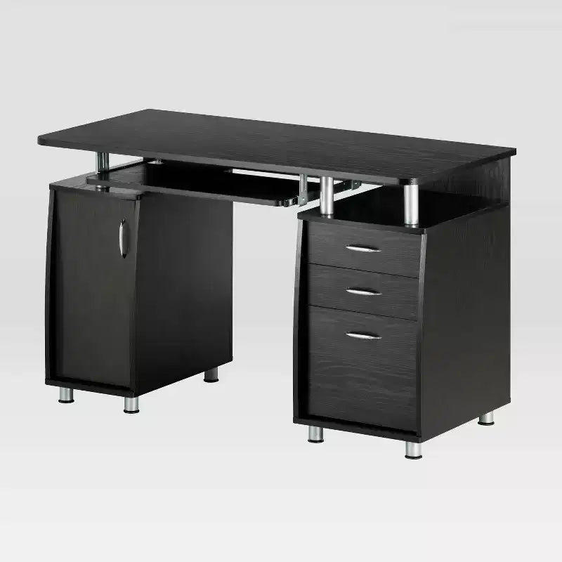Bureau informatique avec rangement