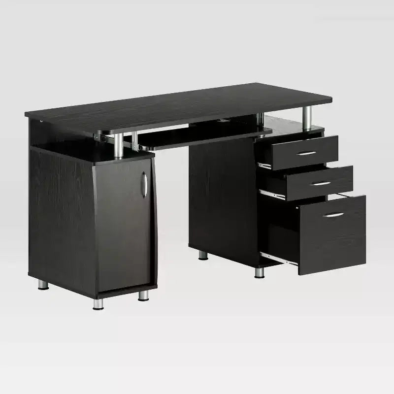 Bureau informatique avec rangement