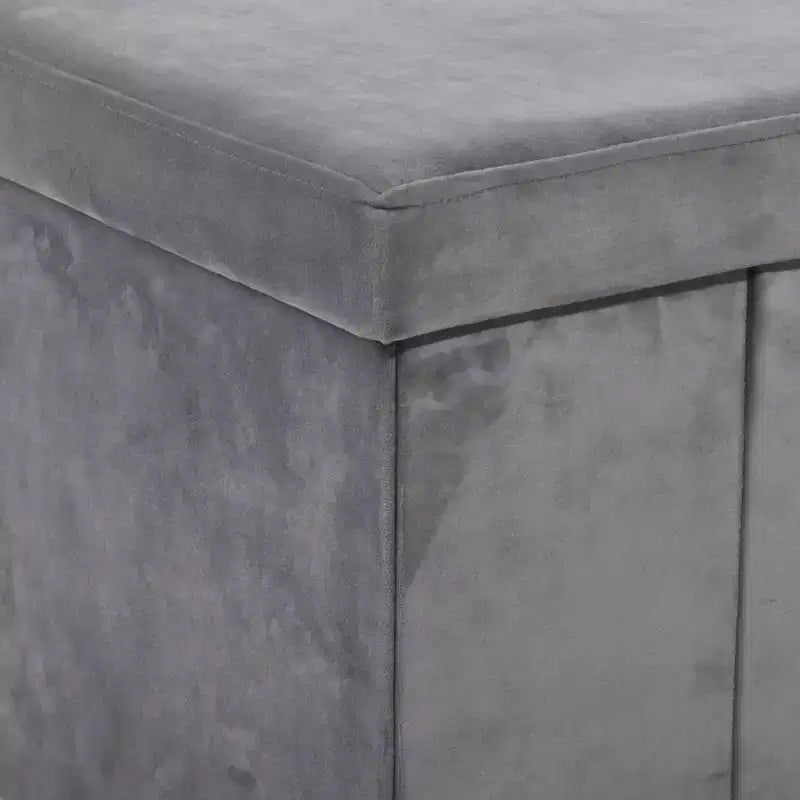 Tabouret de rangement en tissu moderne