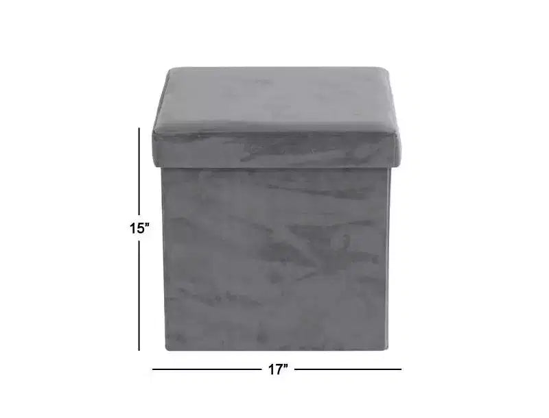 Tabouret de rangement en tissu moderne