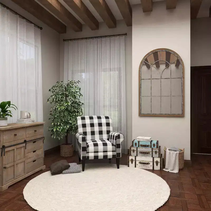 Boîte rectangulaire en bois vieilli style ferme