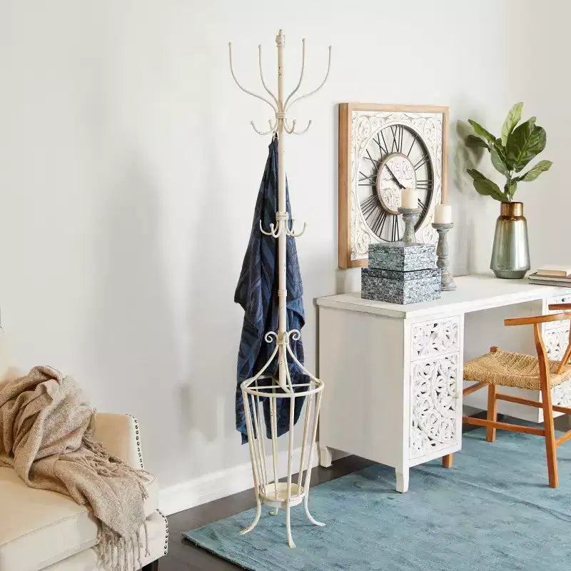 Porte-manteau en métal de style rustique