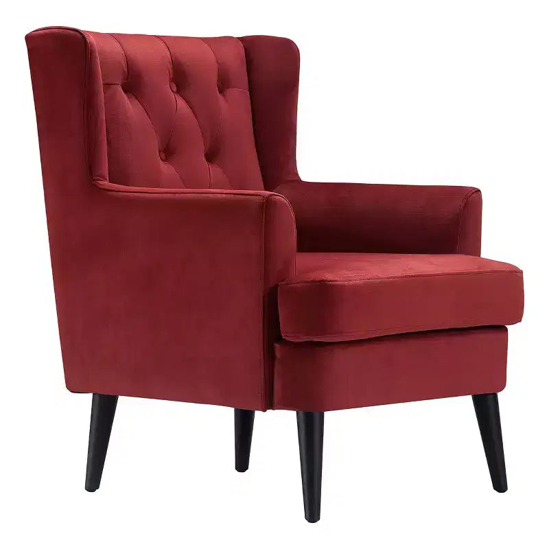 Fauteuil d'appoint capitonné