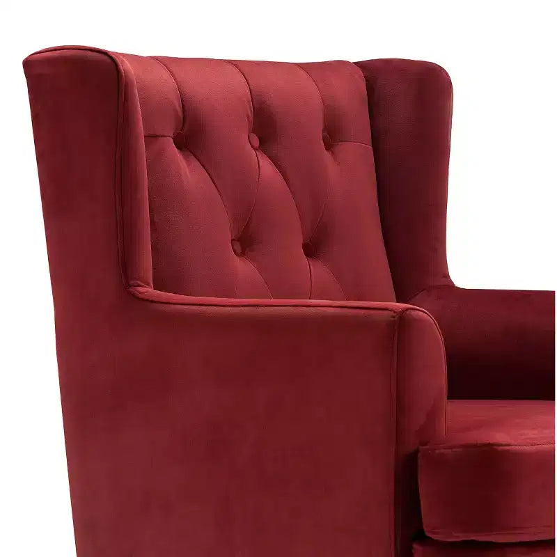 Fauteuil d'appoint capitonné
