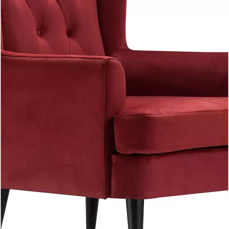 Fauteuil d'appoint capitonné