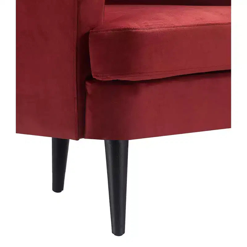 Fauteuil d'appoint capitonné
