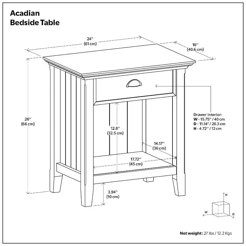 Table de chevet