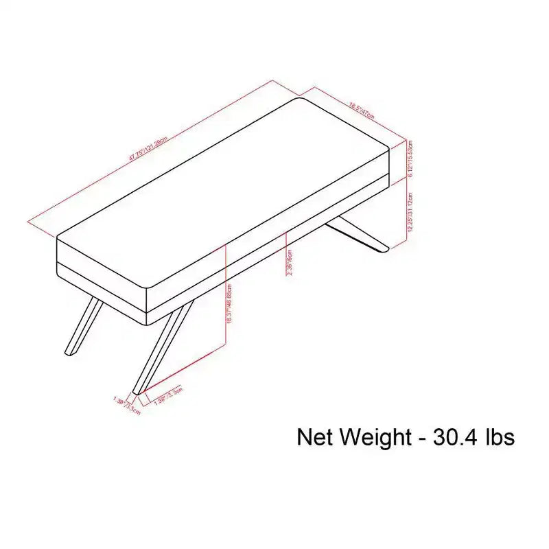 Banc de style médiéval