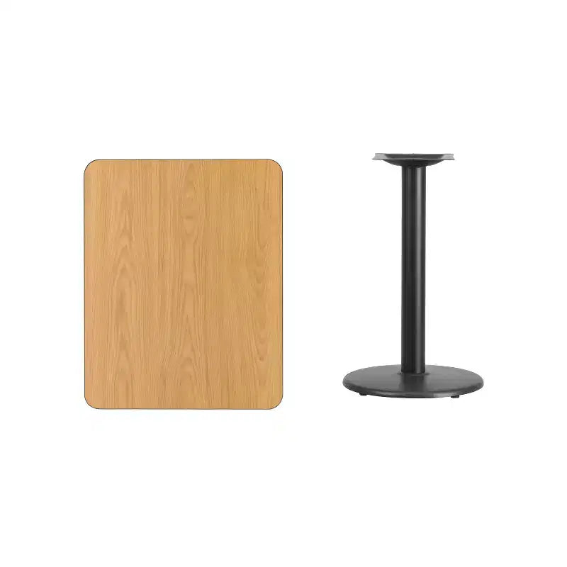 Plateau de table rectangulaire en stratifié