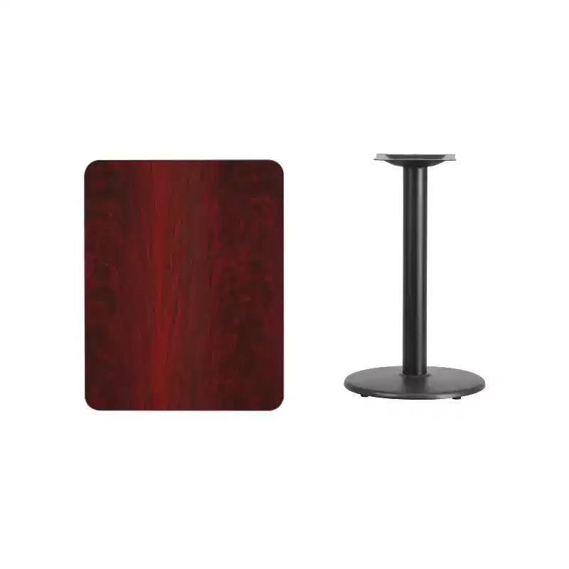 Plateau de table rectangulaire en stratifié