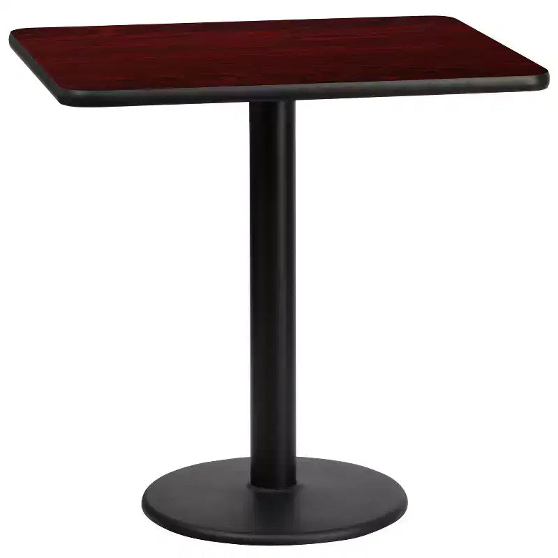 Plateau de table rectangulaire en stratifié