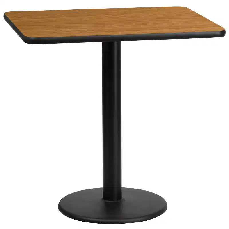 Plateau de table rectangulaire en stratifié
