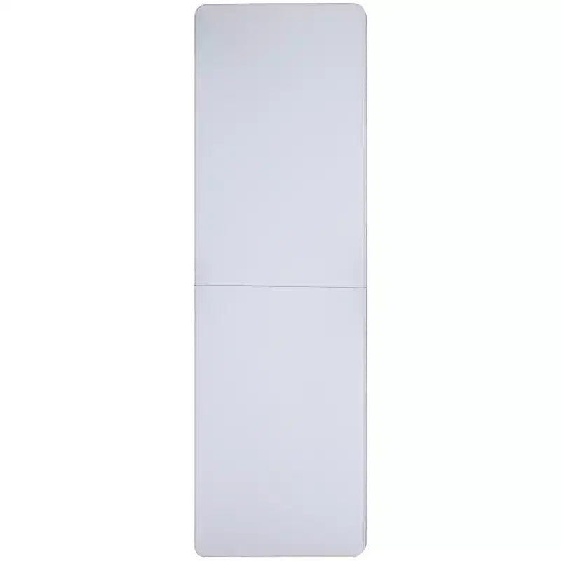 Table pliante en plastique blanc, à double pliage, imitation granit