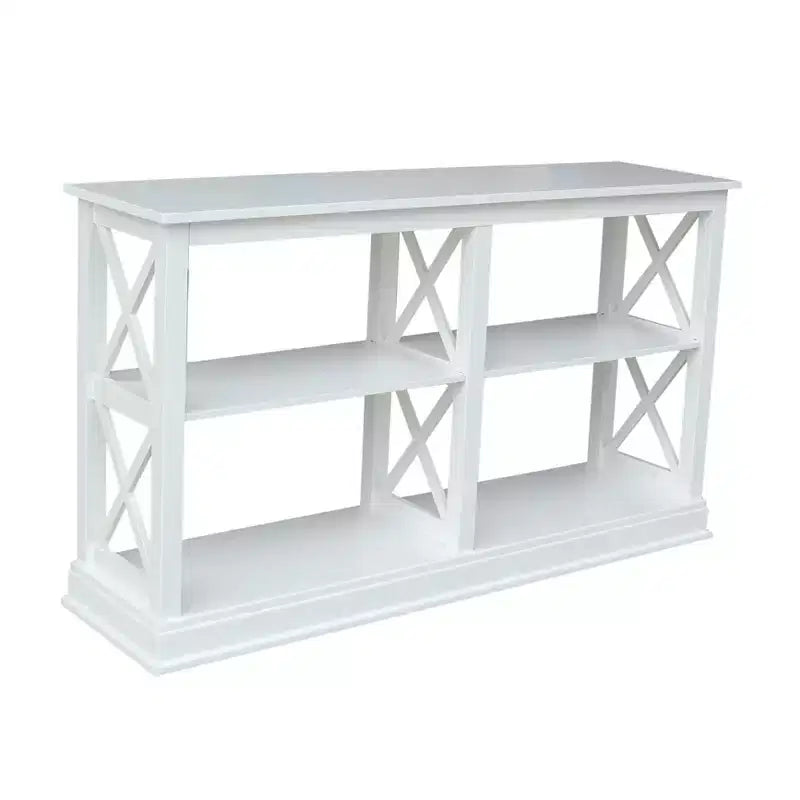 Table d'appoint avec étagères