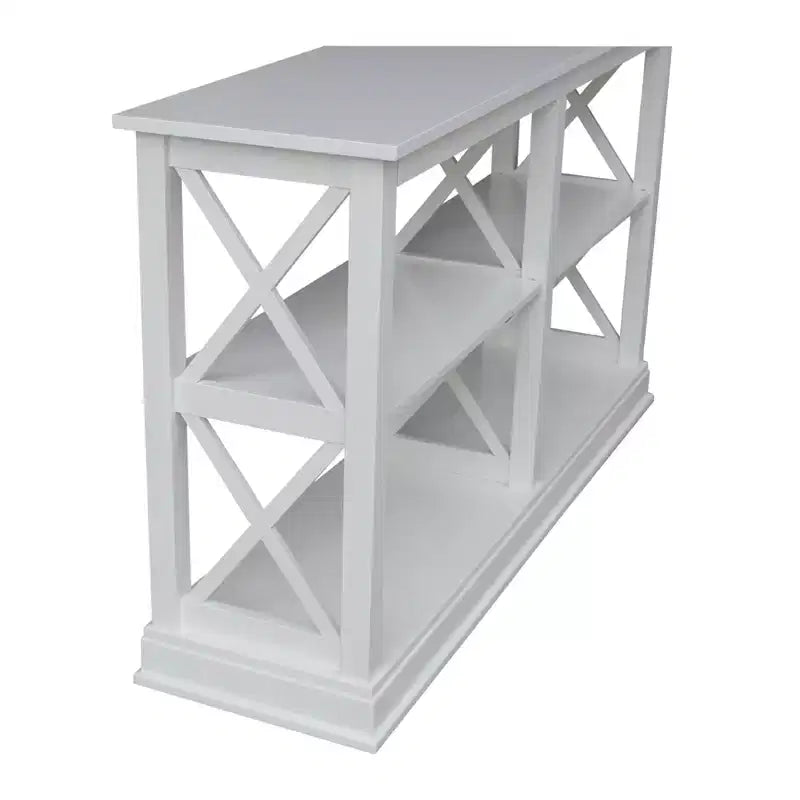 Table d'appoint avec étagères