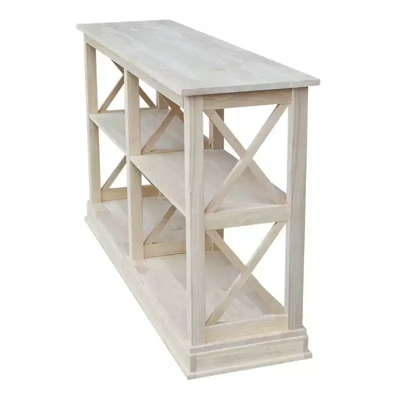 Table d'appoint avec étagères