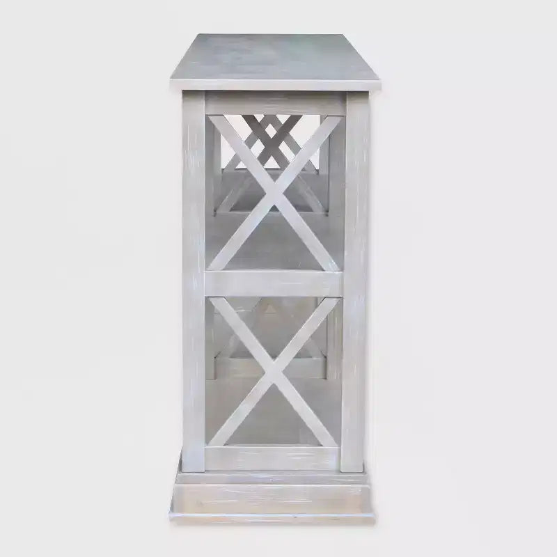 Table d'appoint avec étagères