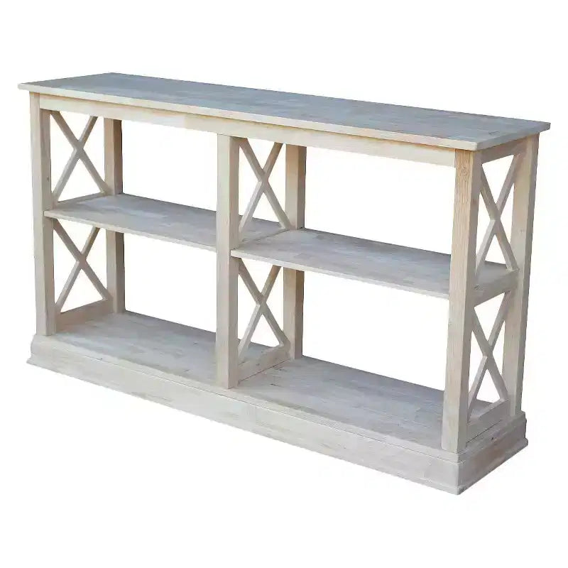 Hampton Sofa Server Table with Shelves - International Concepts