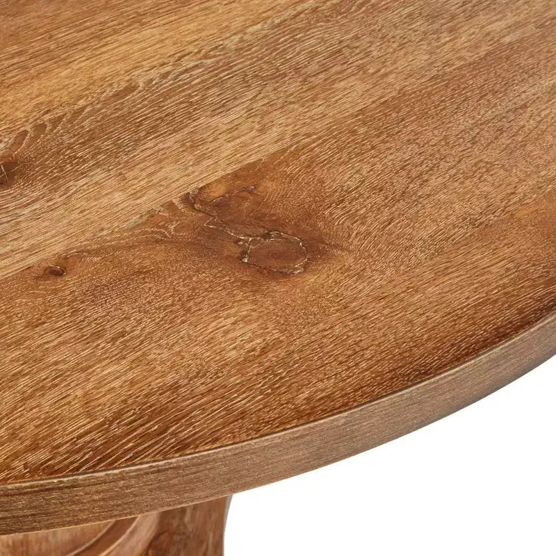 Table à manger à base ronde