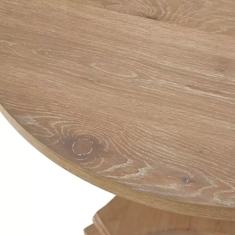 Table à manger à base ronde