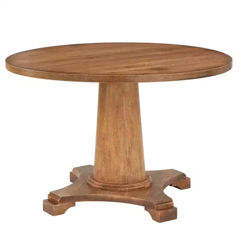 Table à manger à base ronde