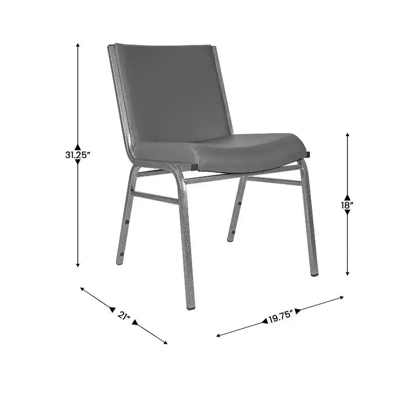 Chaises empilables robustes