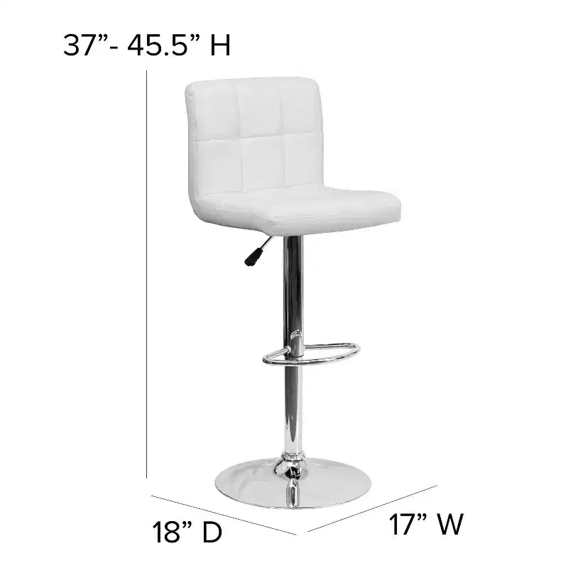 Tabourets de bar réglables en hauteur de style moderne