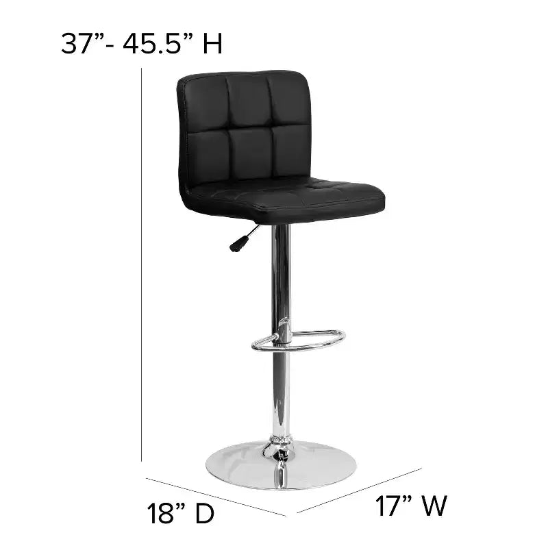 Tabourets de bar réglables en hauteur de style moderne