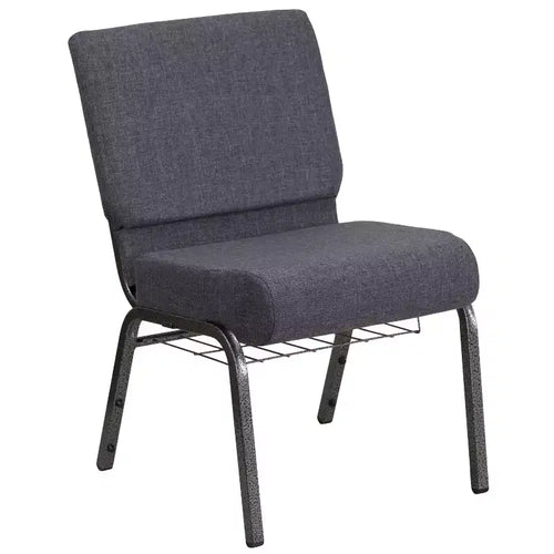 Flash Furniture HERCULES Series 21''W Church Chair with Book Rack