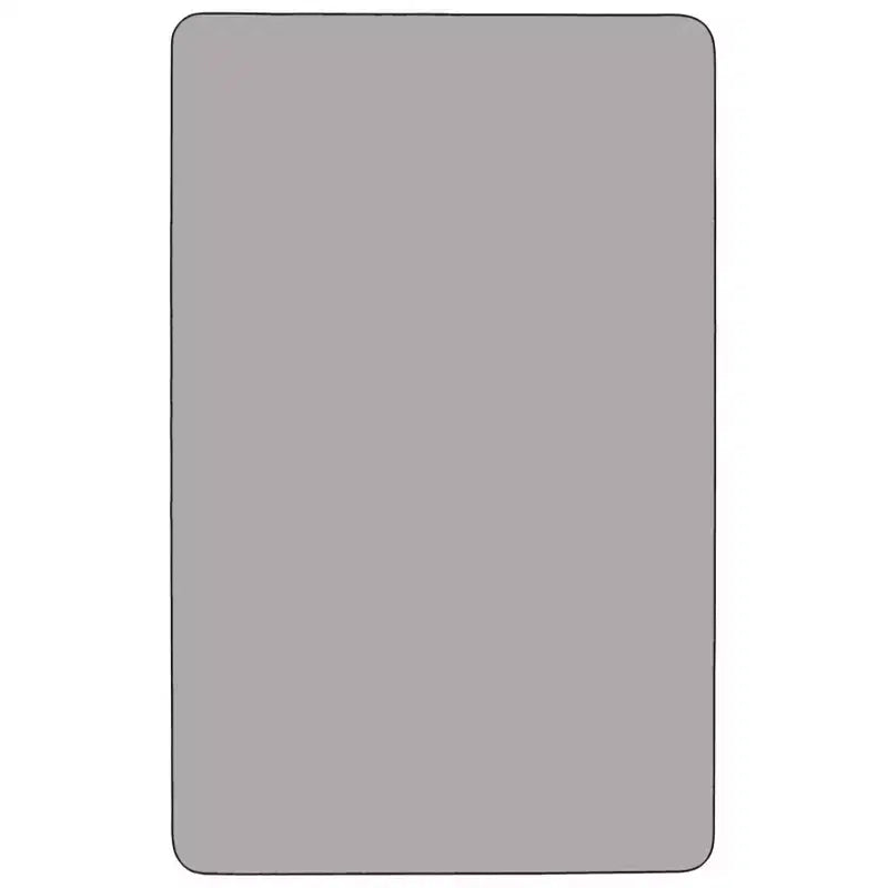 Table d'activités préscolaire réglable en stratifié rectangulaire