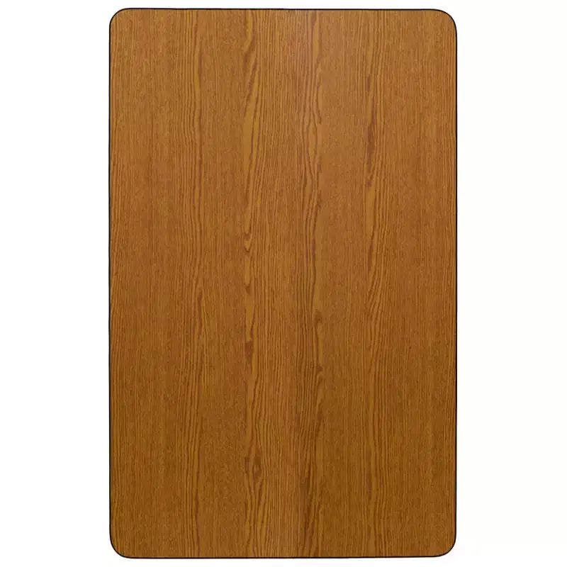Table d'activités réglable à plateau rectangulaire en stratifié