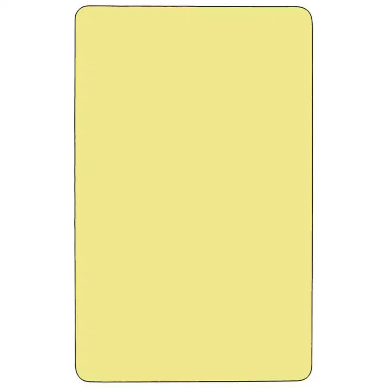 Table d'activités réglable à plateau rectangulaire en stratifié