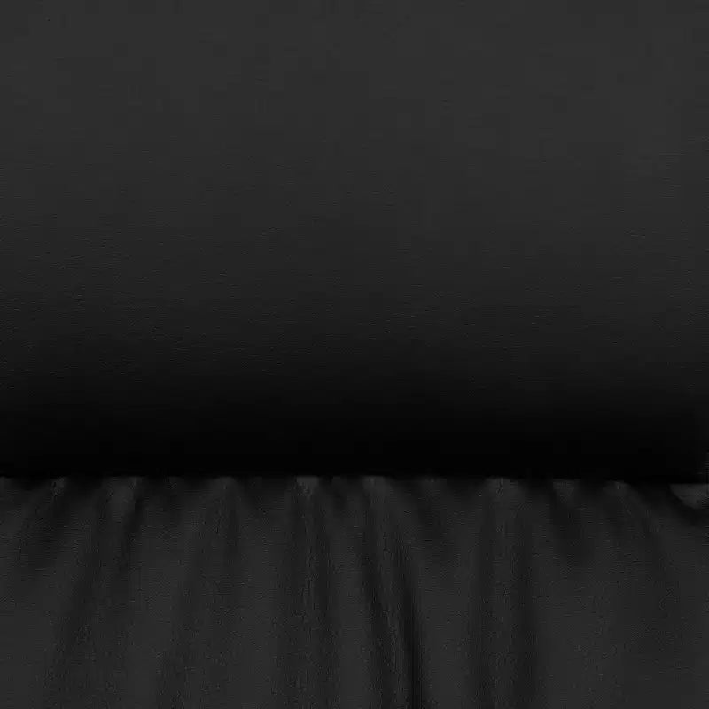 Fauteuil de bureau rembourré en cuir noir