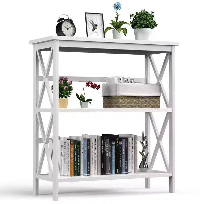 Bibliothèque étagère ouverte en bois