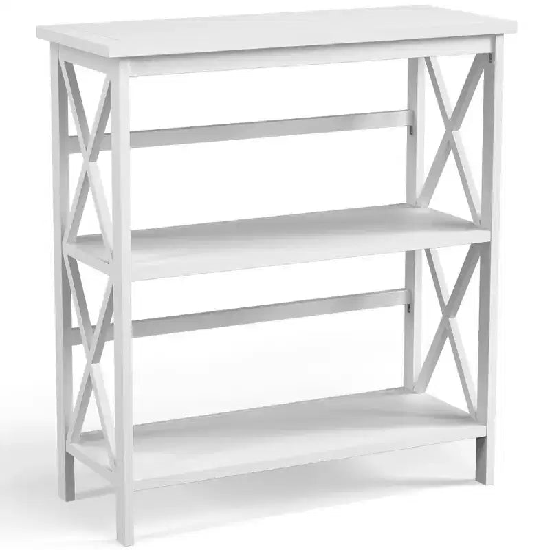 Bibliothèque étagère ouverte en bois