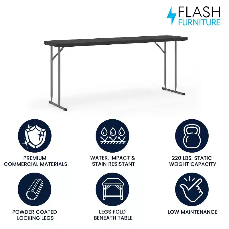 Table de formation pliante en plastique
