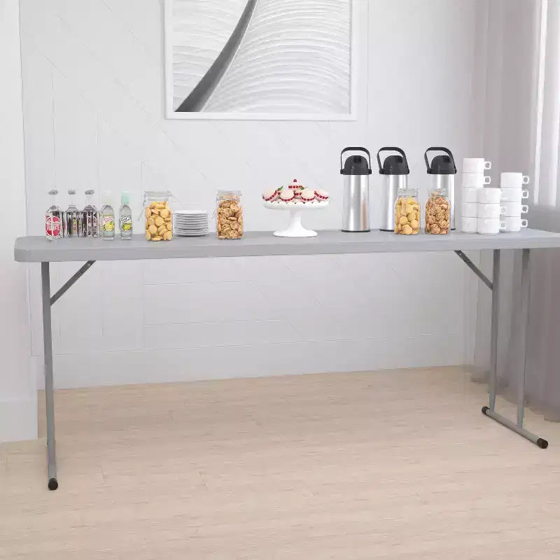 Table de formation pliante en plastique