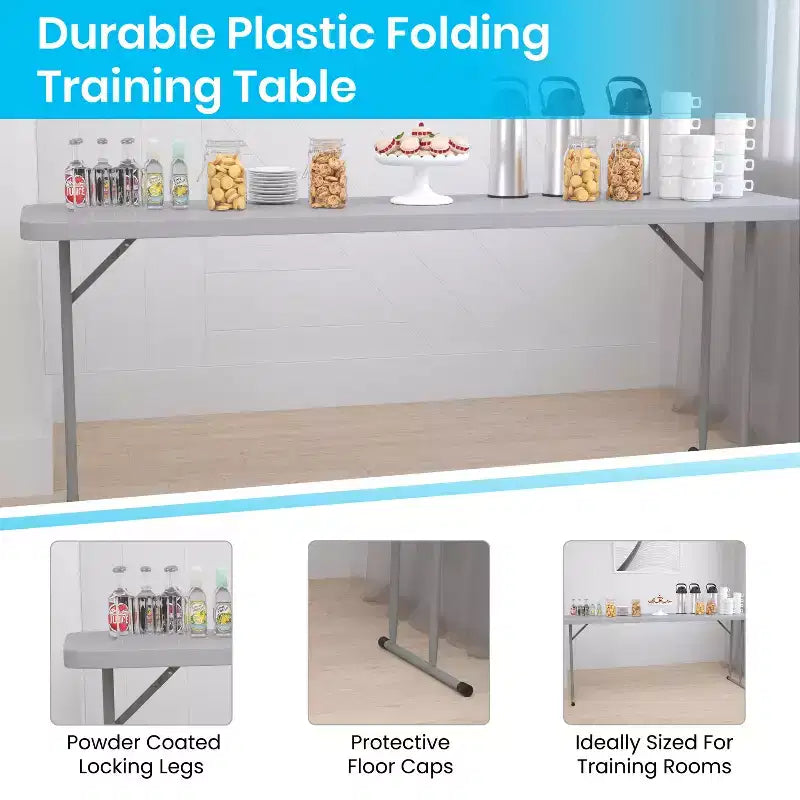 Table de formation pliante en plastique