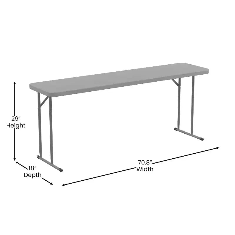 Table de formation pliante en plastique