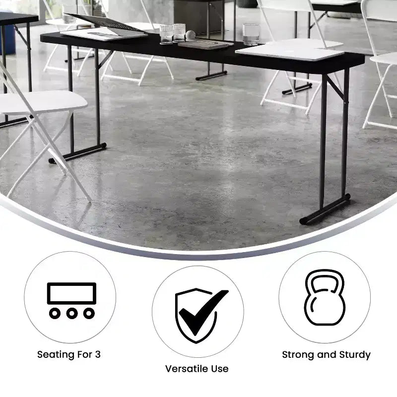 Table de formation pliante en plastique